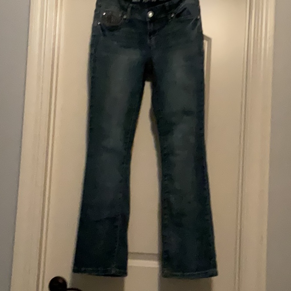 Apt. 9 Women's Boot Cut Jeans - Dark Blue